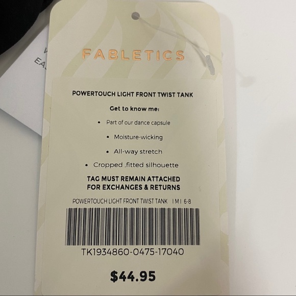 Fabletics PowerTouch Light Front Twist Tank - Picture 2 of 4